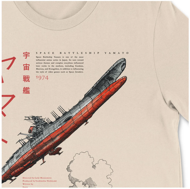 Space Battleship Yamato T-Shirt: Anime Poster Art